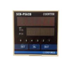 BỘ ĐẾM HIỂN THỊ 6 SỐ SCN – PS 62 B (c) COUNTER (size:72x72) OUTPUT: j1 – j2 (dùng 2 senso)